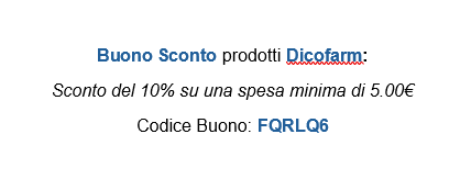 Buono sconto Dicofarm