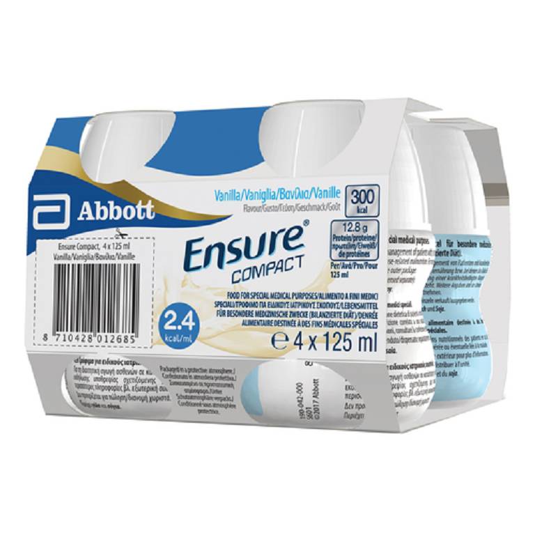 ENSURE COMPACT VANIGLIA4X125ML ENSURE COMPACT VANIGLIA4X125ML
