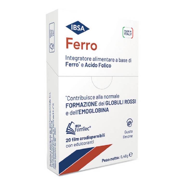 FERRO IBSA 20FILM ORODISPERSIB FERRO IBSA 20FILM ORODISPERSIB