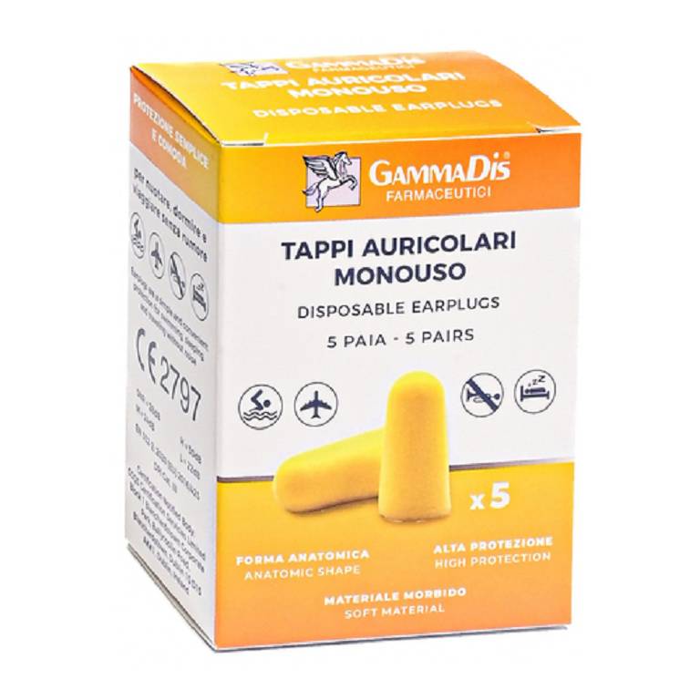 GAMMADIS TAPPI AURICOLARI 10PZ GAMMADIS TAPPI AURICOLARI 10PZ