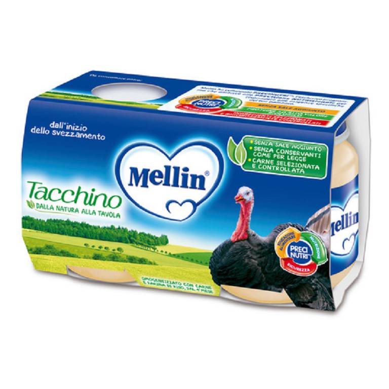 MELLIN OMOG TACCHINO 2X120G MELLIN OMOG TACCHINO 2X120G