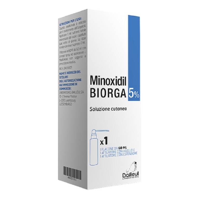 MINOXIDIL BIORGA*SOL CUT60ML5% MINOXIDIL BIORGA*SOL CUT60ML5%