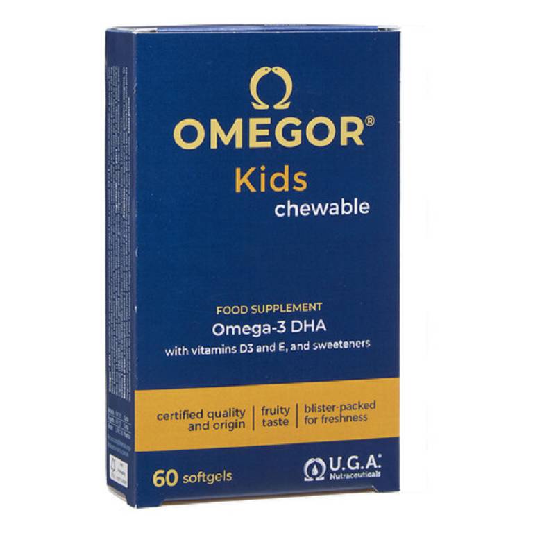 OMEGOR KIDS 60CPS MASTICABILI OMEGOR KIDS 60CPS MASTICABILI