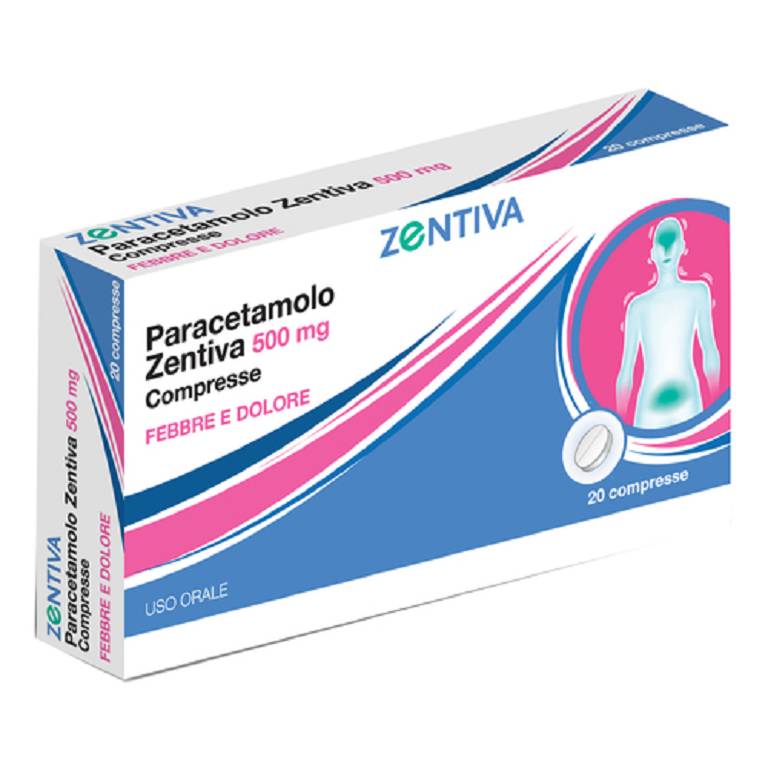 PARACETAMOLO ZEN*20CPR 500MG PARACETAMOLO ZEN*20CPR 500MG