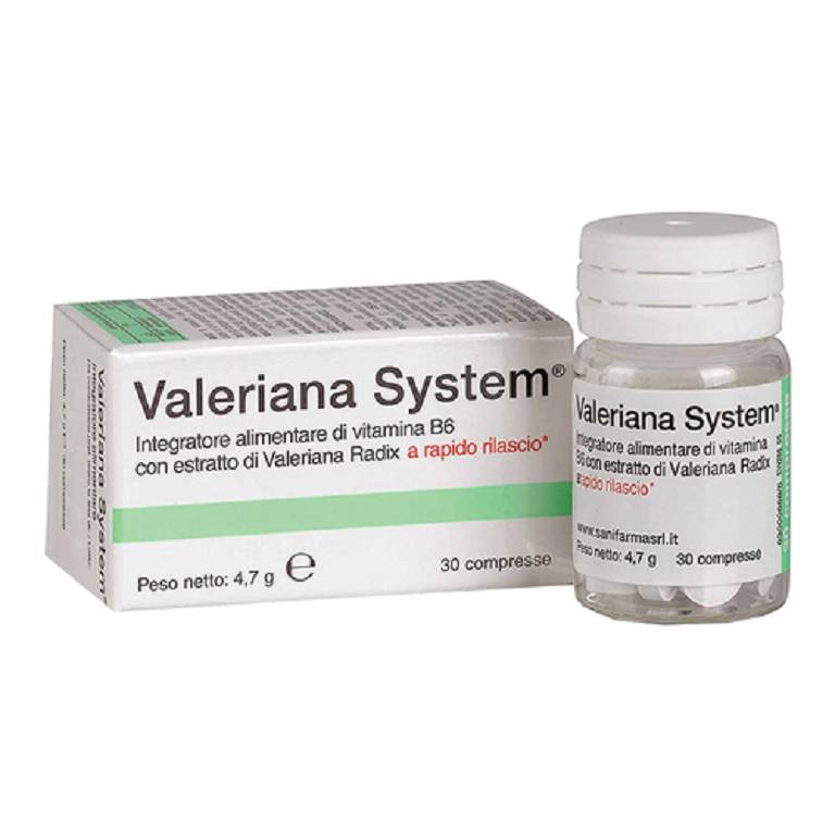 VALERIANA SYSTEM 30CPR VALERIANA SYSTEM 30CPR